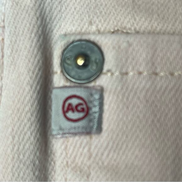 AG The Isabelle High-Rise Straight Crop Jeans, Blush, Casual, Weekend, 32 - Picture 12 of 16